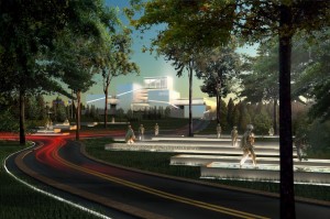 Architectural Rendering of New National Museum of the US Army.  Photo furnished by Army Museum Foundation Website