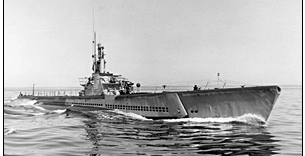 The USS Crevalle.   Copied from Internet.